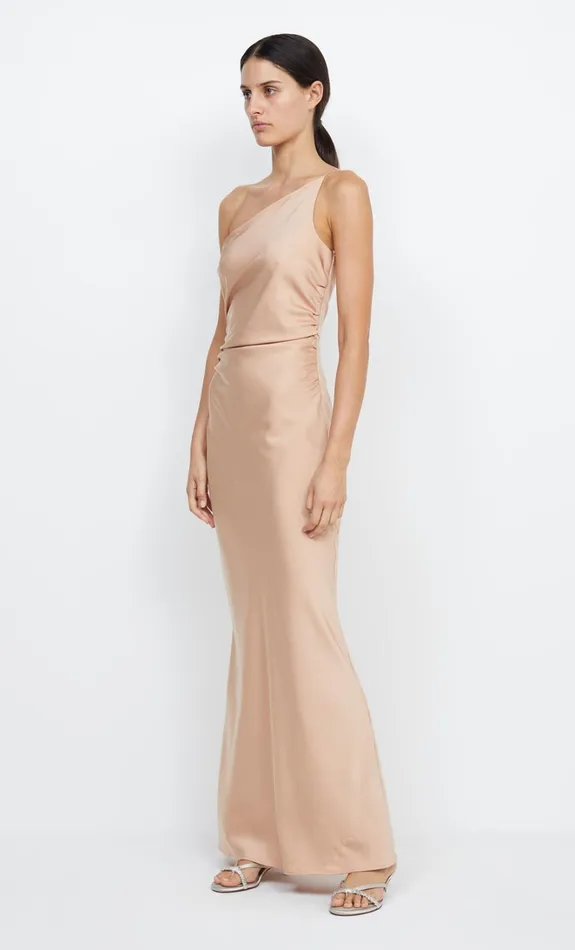 Women ETERNITY ASYM MAXI DRESS 8211 ROSE GOLD Bec Bridge Prom Dresses