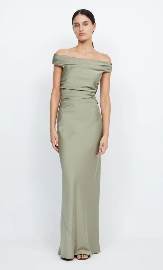 Women ETERNITY OFF SHOULDER MAXI 8211 SAGE Bec Bridge Maxi Dresses