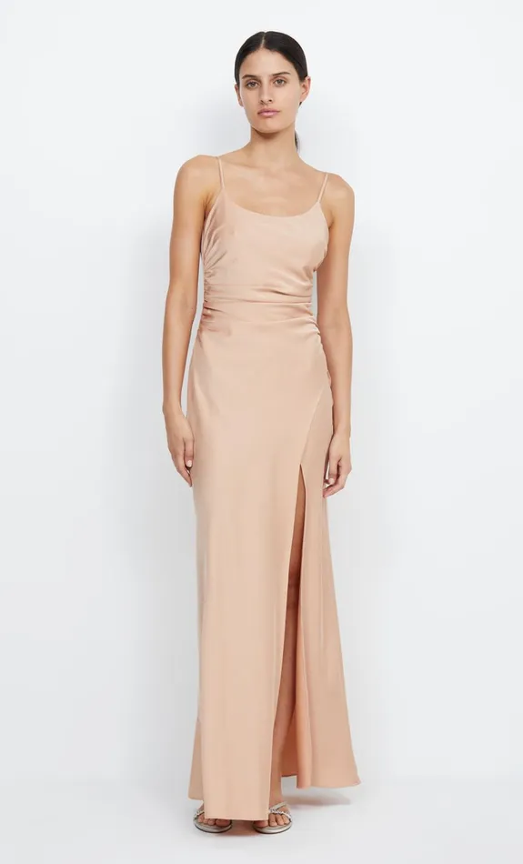 Women ETERNITY SCOOP MAXI DRESS 8211 ROSE GOLD Bec Bridge Prom Dresses