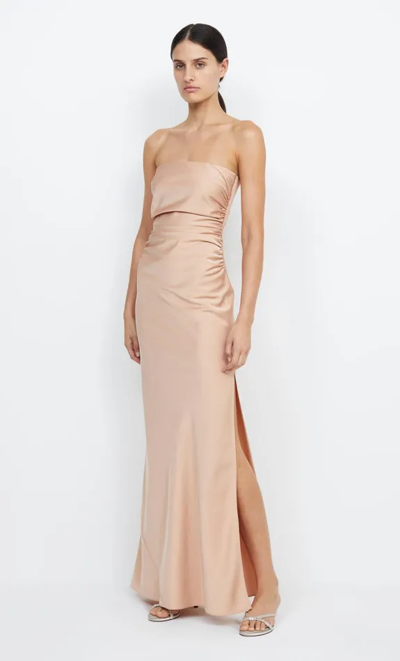 Women ETERNITY STRAPLESS MAXI 8211 ROSE GOLD Bec Bridge Prom Dresses