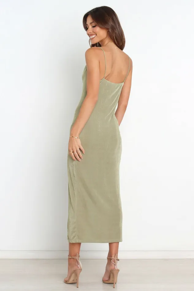 Women Event Dresses Petal and Pup Diani Dress Olive