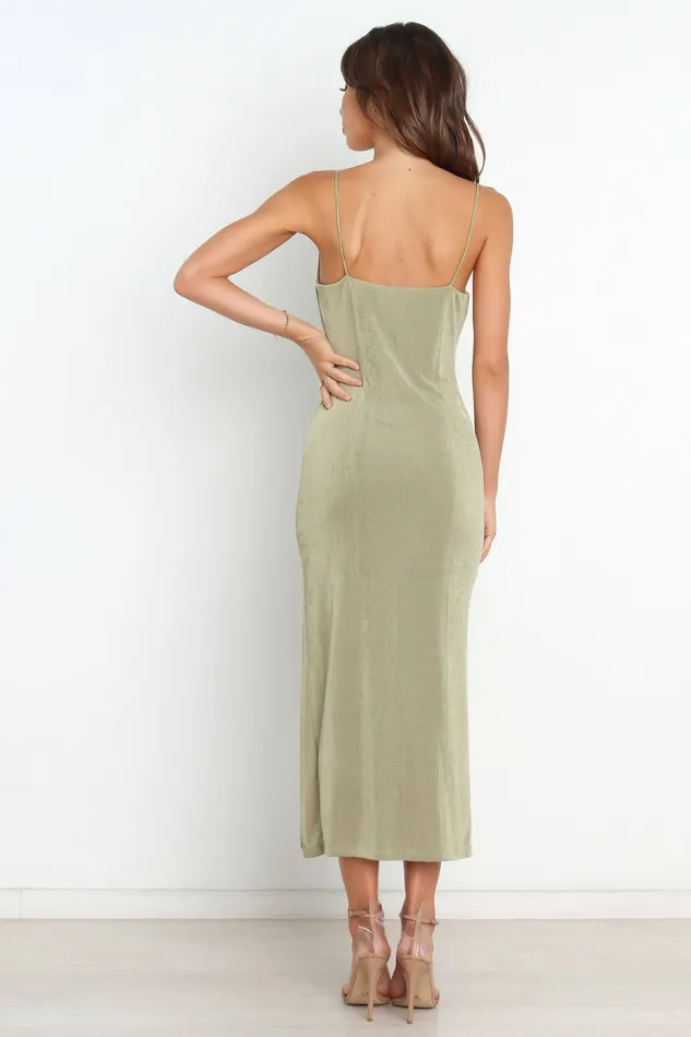 Women Event Dresses Petal and Pup Diani Dress Olive