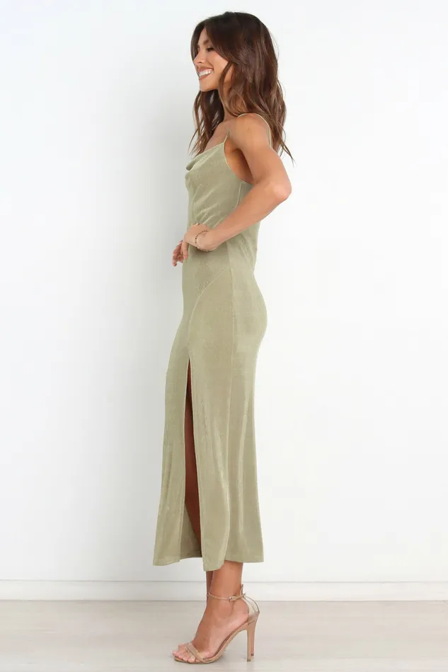Women Event Dresses Petal and Pup Diani Dress Olive