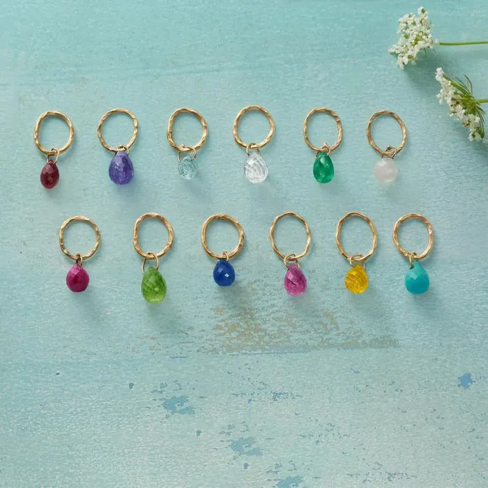 Women Faceted Birthstone Charms Gold January 8211 Garnet Sundance Catalog Personalization Women Faceted Birthstone Charms Gold January 8211 Garnet Sundance Catalog Personalization