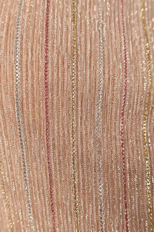 Women Farley Strapless Maxi Dress Rose Gold Stripe Strapless Dresses Petal and Pup