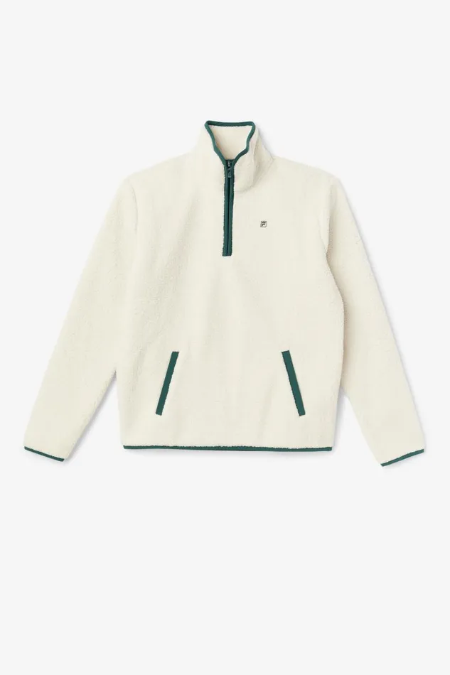 Women Fila Jackets and Outerwear Kyomi Quarter Zip Pullover Tofu Forest Biome Women Fila Jackets and Outerwear Kyomi Quarter Zip Pullover Tofu Forest Biome