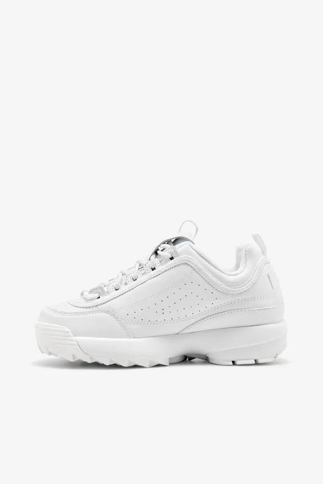 Women Fila Sneakers and Lifestyle Disruptor 2 Premium Triple White
