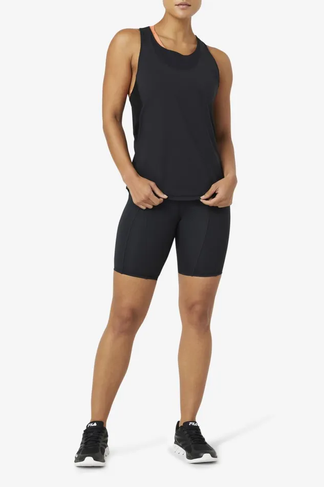 Women Fila Tops and TShirts Uplift Textured Racerback Tank Top