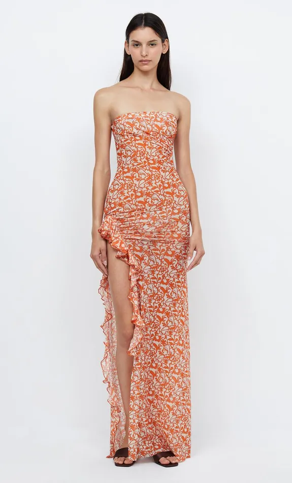 Women FIREFLY STRAPLESS DRESS 8211 FIESTA FLORAL Bec Bridge Maxi Dresses
