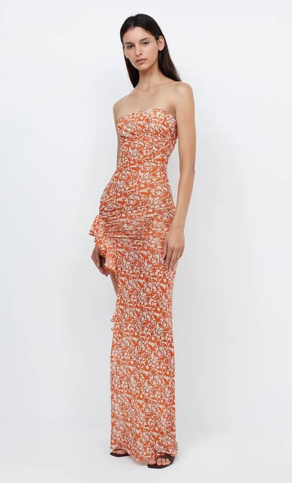 Women FIREFLY STRAPLESS DRESS 8211 FIESTA FLORAL Bec Bridge Maxi Dresses