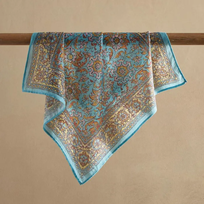 Women Flor Delicado Bandana Black Sundance Catalog Scarves and Gloves
