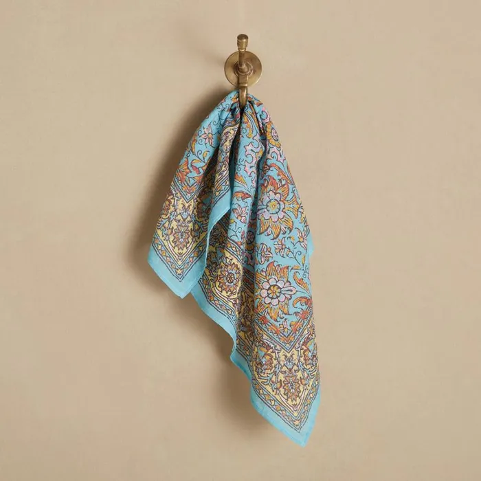 Women Flor Delicado Bandana Black Sundance Catalog Scarves and Gloves
