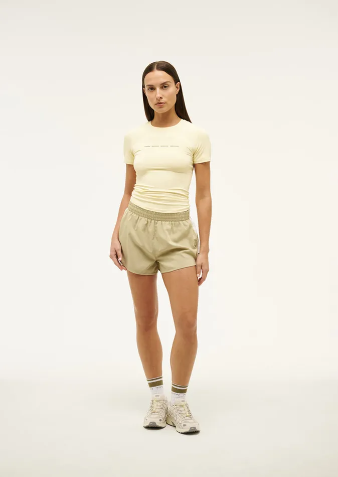 Women FOUNDATION SHORT SLEEVE TEE IN BUTTER Tees PE Nation