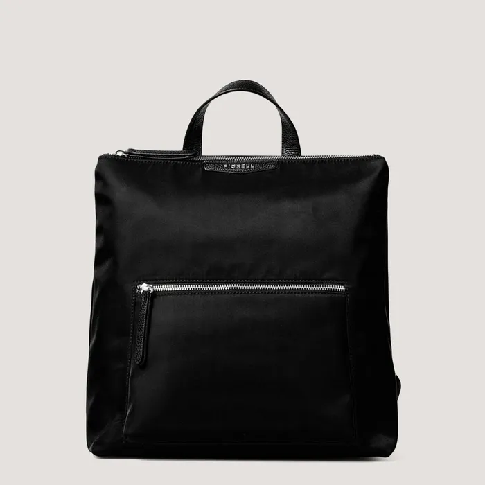 Women Fran Backpack Black Nylon Fiorelli Backpacks