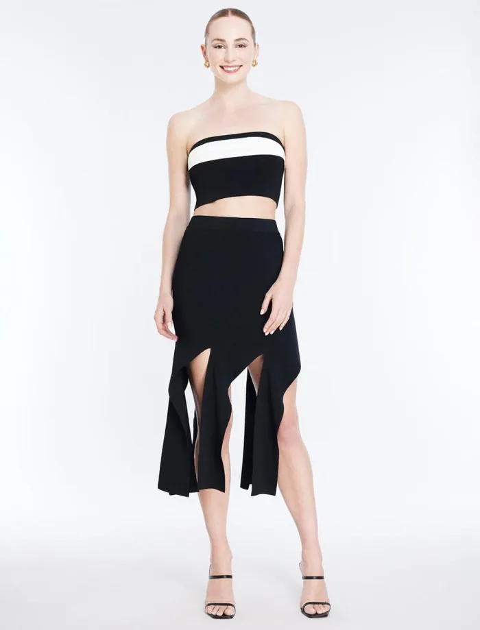 Women Frangella Knit Tube Top Blackwhite BCBG Tops Women Frangella Knit Tube Top Blackwhite BCBG Tops