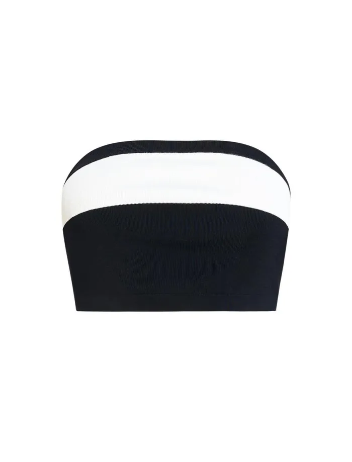 Women Frangella Knit Tube Top Blackwhite BCBG Tops Women Frangella Knit Tube Top Blackwhite BCBG Tops