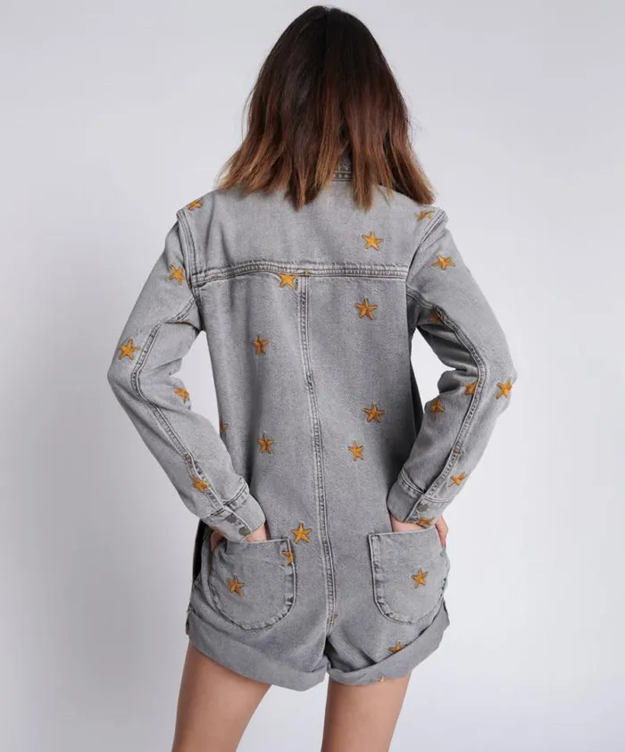 Women FROM THE STARS PROPHECY JUMPSUIT One Teaspoon Denim Jumpsuits Women FROM THE STARS PROPHECY JUMPSUIT One Teaspoon Denim Jumpsuits