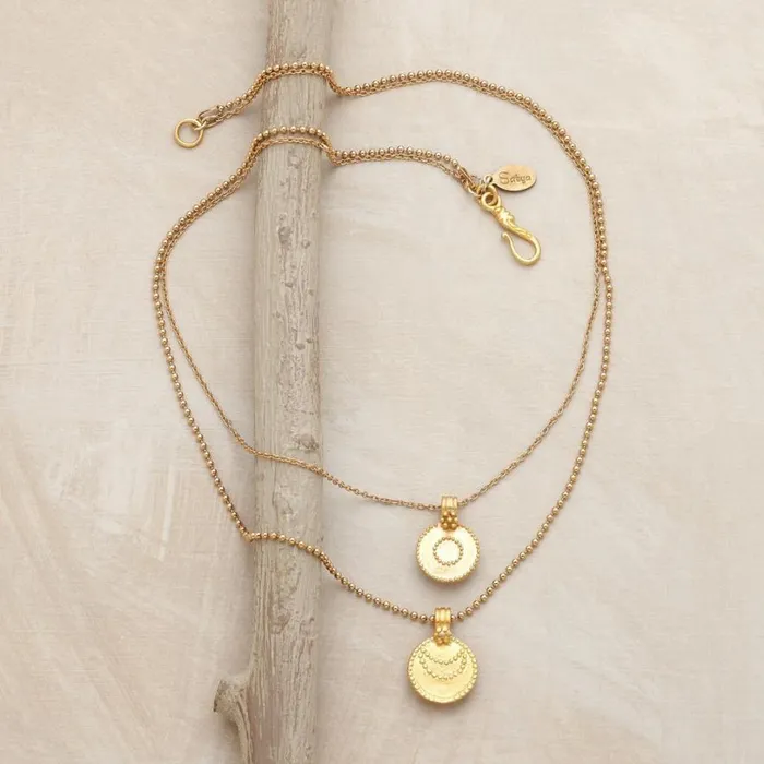 Women Gold Vermeil Lunasol Necklace Sundance Catalog Necklaces