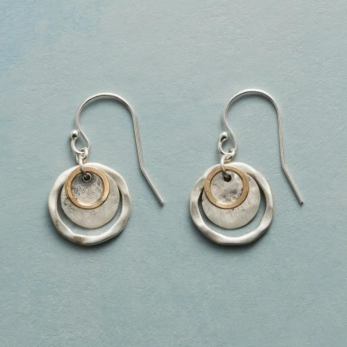 Women Golden Eclipse Earrings Sundance Catalog Earrings