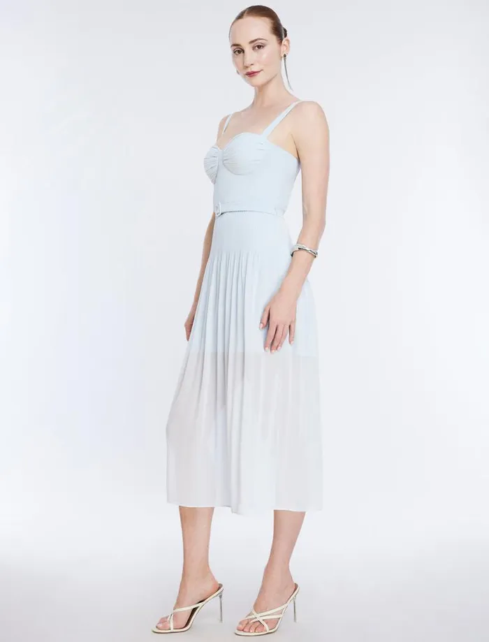 Women Gregoria Midi Dress Ice Blue BCBG Dresses
