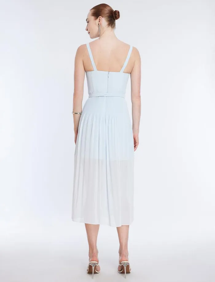 Women Gregoria Midi Dress Ice Blue BCBG Dresses