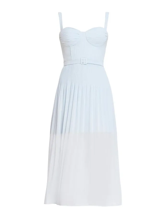 Women Gregoria Midi Dress Ice Blue BCBG Dresses