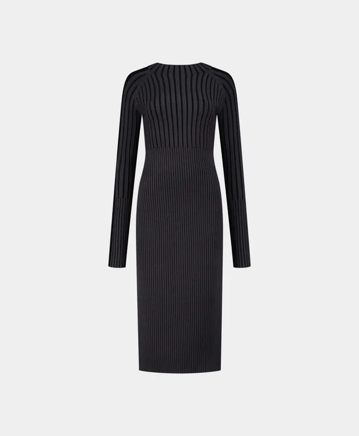 Women Grey Lore Knit Dress Daily Paper Dresses