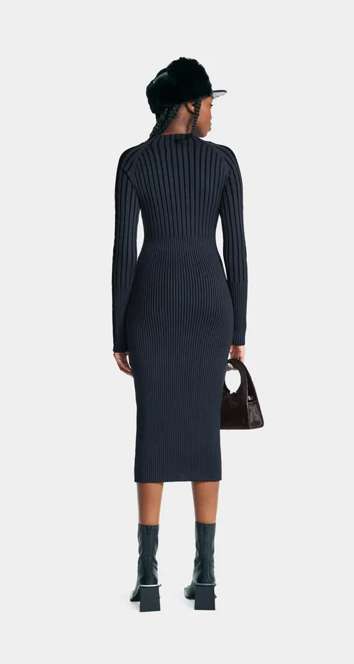 Women Grey Lore Knit Dress Daily Paper Dresses Women Grey Lore Knit Dress Daily Paper Dresses