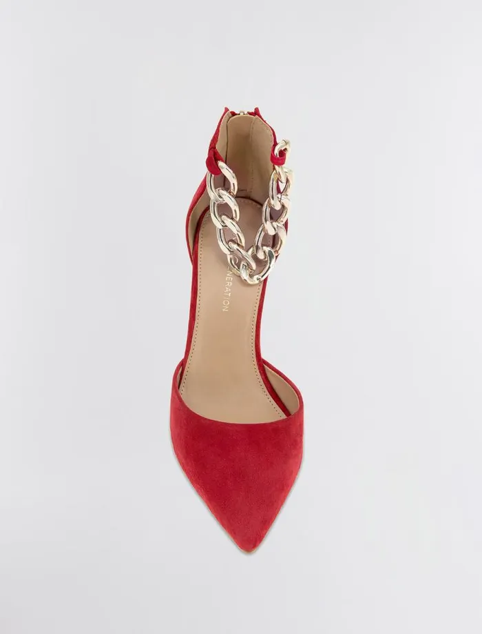 Women Haindi Pump Lipstick Suede BCBG Shoes Women Haindi Pump Lipstick Suede BCBG Shoes
