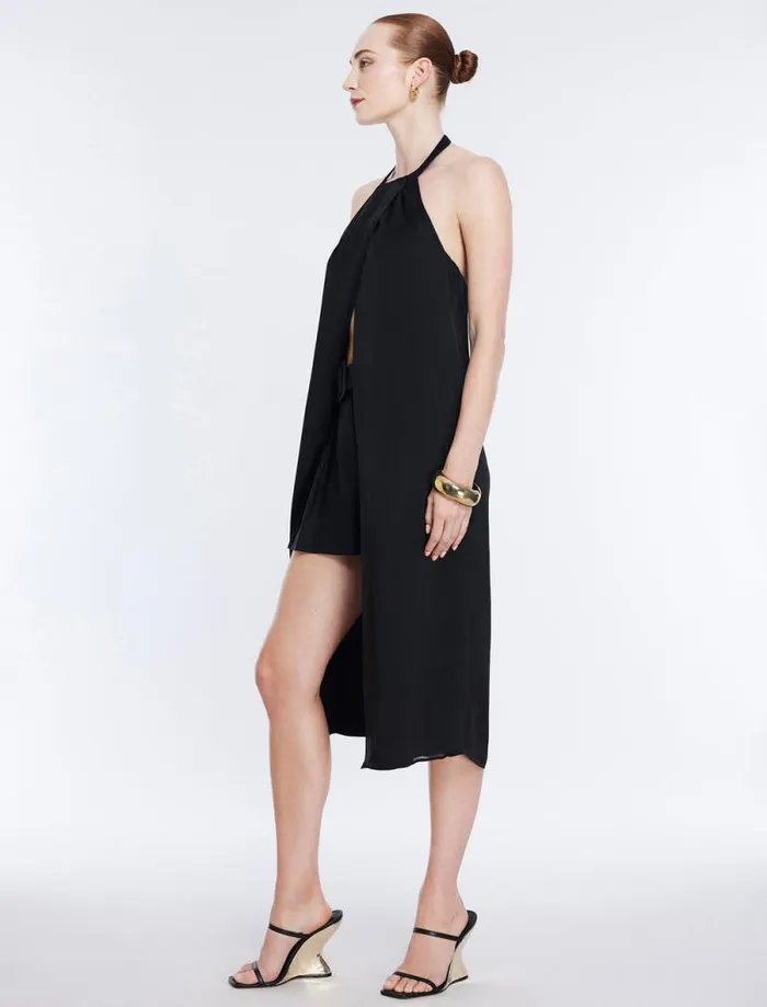 Women Halter Tunic Top Black BCBG Tops Women Halter Tunic Top Black BCBG Tops