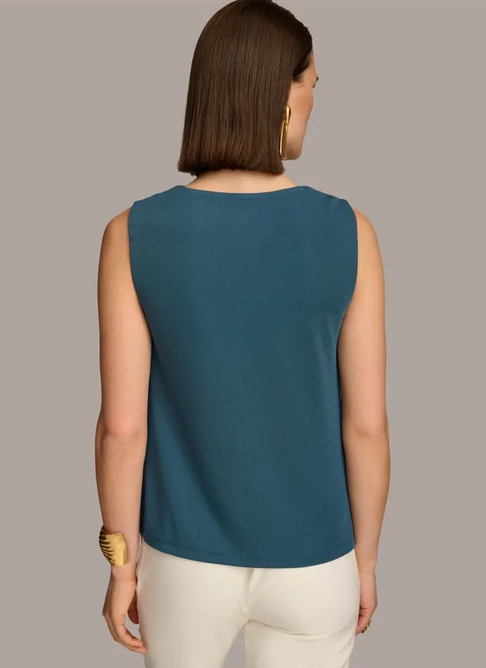 Women HARDWARE SHOULDER TOP Tide Donna Karan New York Sweaters And Tops Women HARDWARE SHOULDER TOP Tide Donna Karan New York Sweaters And Tops