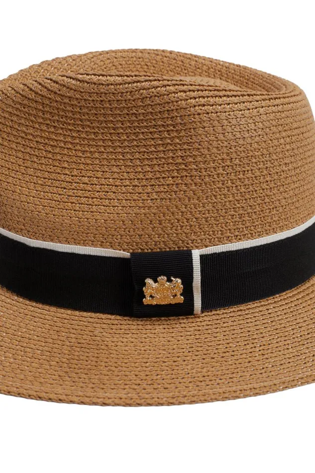 Women Hats and Headbands Holland Cooper Francesca Hat Camel Black Women Hats and Headbands Holland Cooper Francesca Hat Camel Black