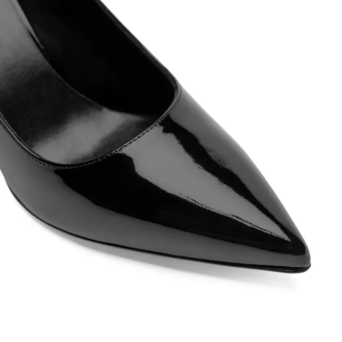 Women Heels Bruno Magli Tara Black Patent Pump