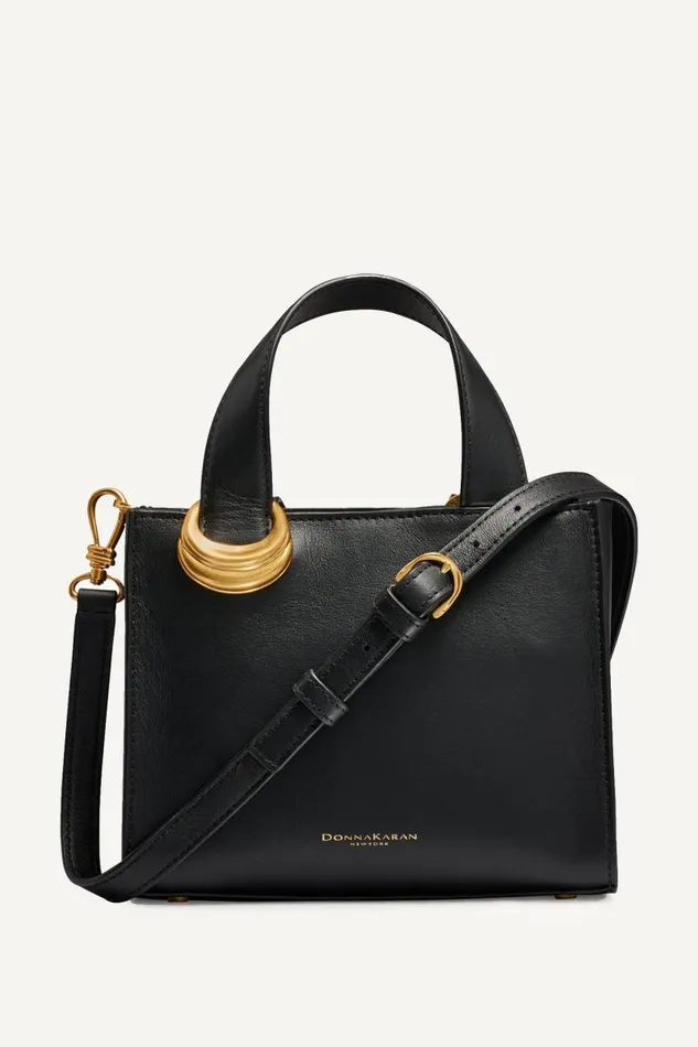 Women HEWLETT CROSSBODY Blackgold Donna Karan New York Crossbodies And Satchels Women HEWLETT CROSSBODY Blackgold Donna Karan New York Crossbodies And Satchels