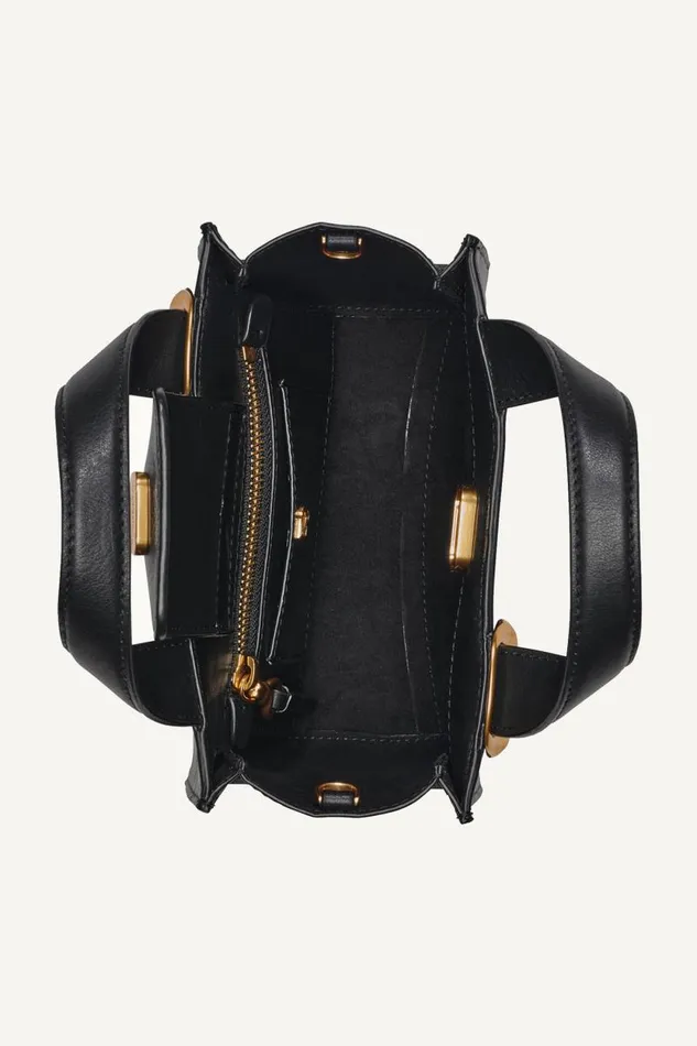 Women HEWLETT CROSSBODY Blackgold Donna Karan New York Crossbodies And Satchels