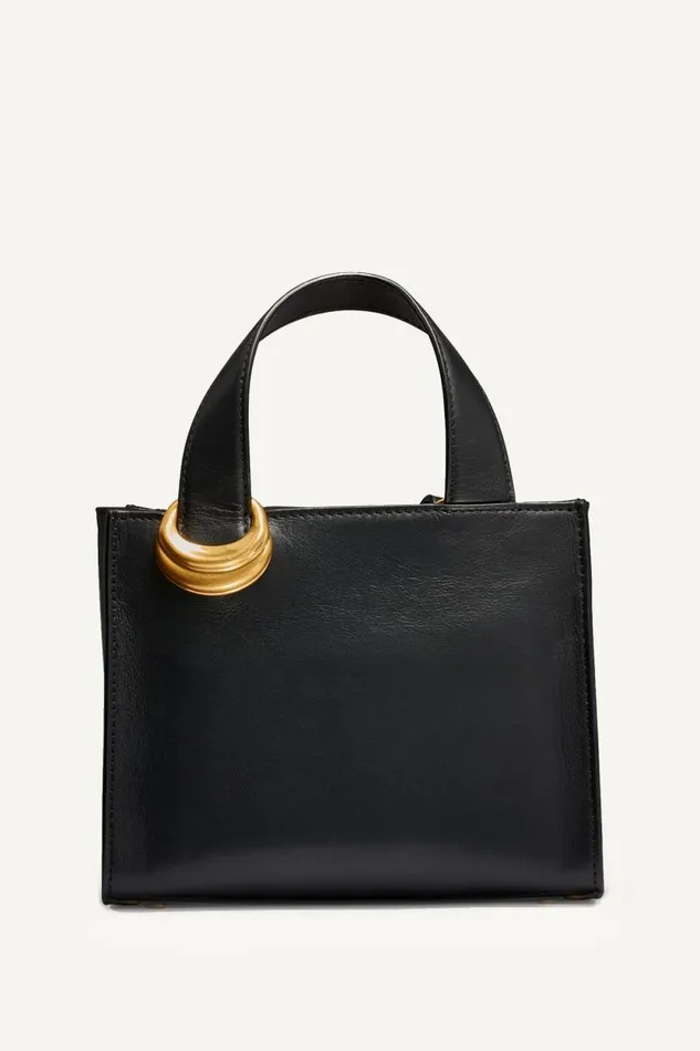 Women HEWLETT CROSSBODY Blackgold Donna Karan New York Crossbodies And Satchels