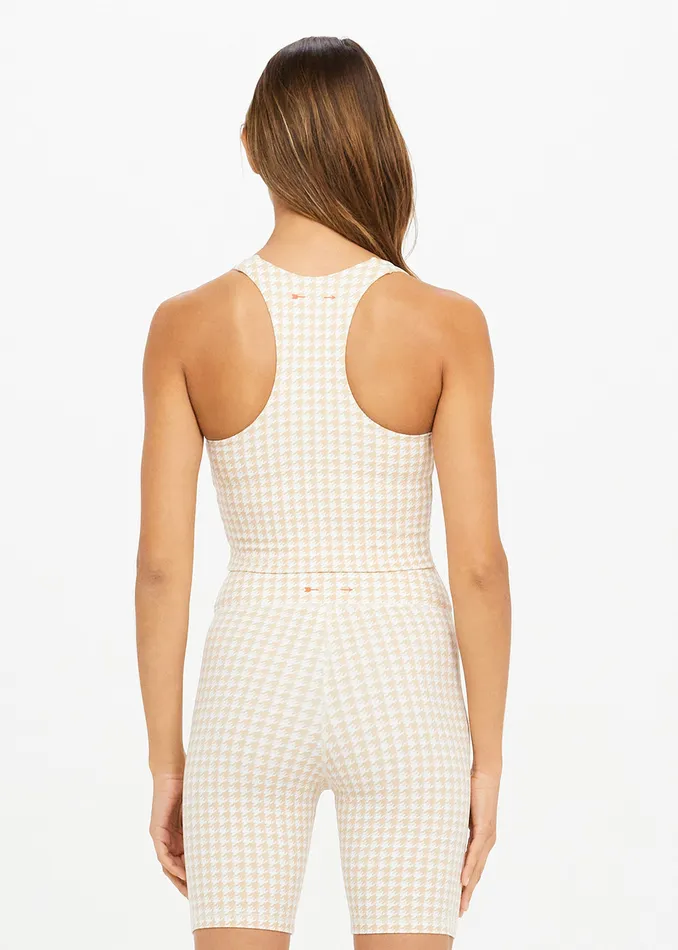 Women HOUNDSTOOTH MARGOT CROP Sports Bras THE UPSIDE Women HOUNDSTOOTH MARGOT CROP Sports Bras THE UPSIDE