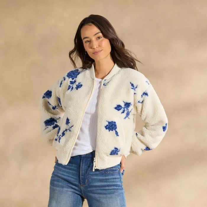 Women Ice Garden Jacket Vanilla Sundance Catalog Jackets and Coats
