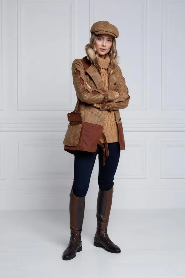 Women In Stock Tailoring Holland Cooper Balmoral Field Jacket Tawny