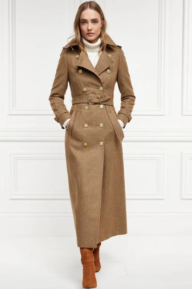 Women In Stock Tailoring Holland Cooper Full Length Marlborough Trench Coat Tawny Women In Stock Tailoring Holland Cooper Full Length Marlborough Trench Coat Tawny