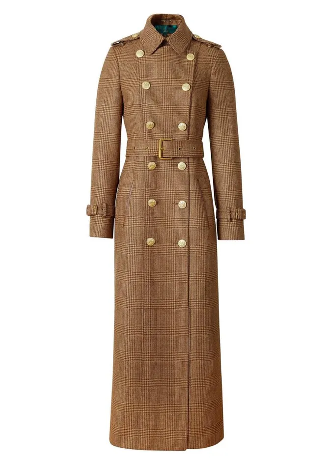 Women In Stock Tailoring Holland Cooper Full Length Marlborough Trench Coat Tawny