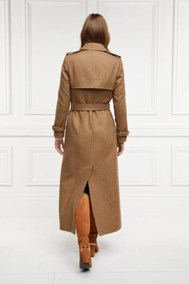Women In Stock Tailoring Holland Cooper Full Length Marlborough Trench Coat Tawny