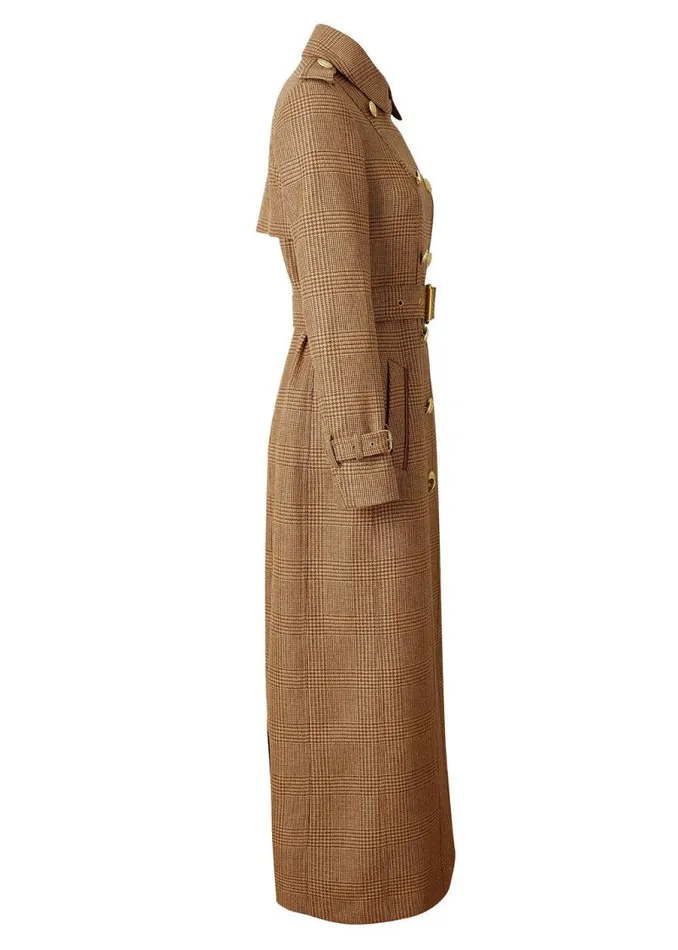 Women In Stock Tailoring Holland Cooper Full Length Marlborough Trench Coat Tawny