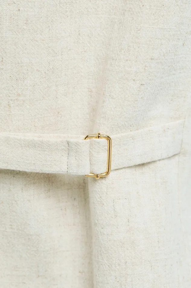 Women In Stock Tailoring Holland Cooper Hampton Waistcoat Natural Linen Women In Stock Tailoring Holland Cooper Hampton Waistcoat Natural Linen