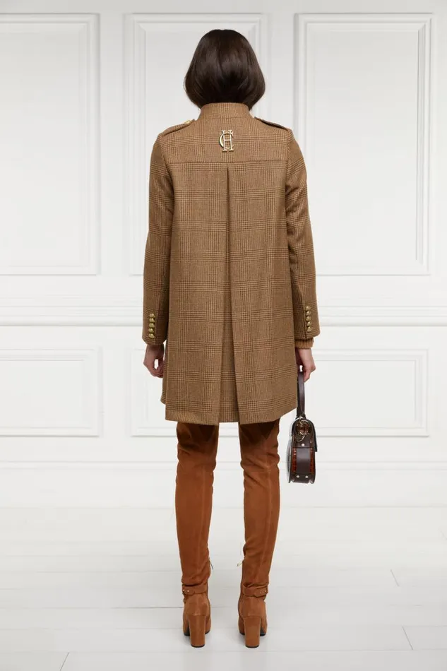 Women In Stock Tailoring Holland Cooper Highbury Cape Coat Tawny