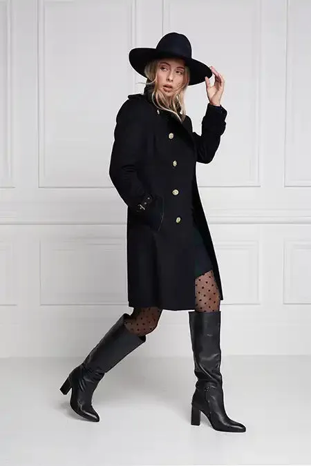 Women In Stock Tailoring Holland Cooper Marlborough Trench Coat Soft Navy