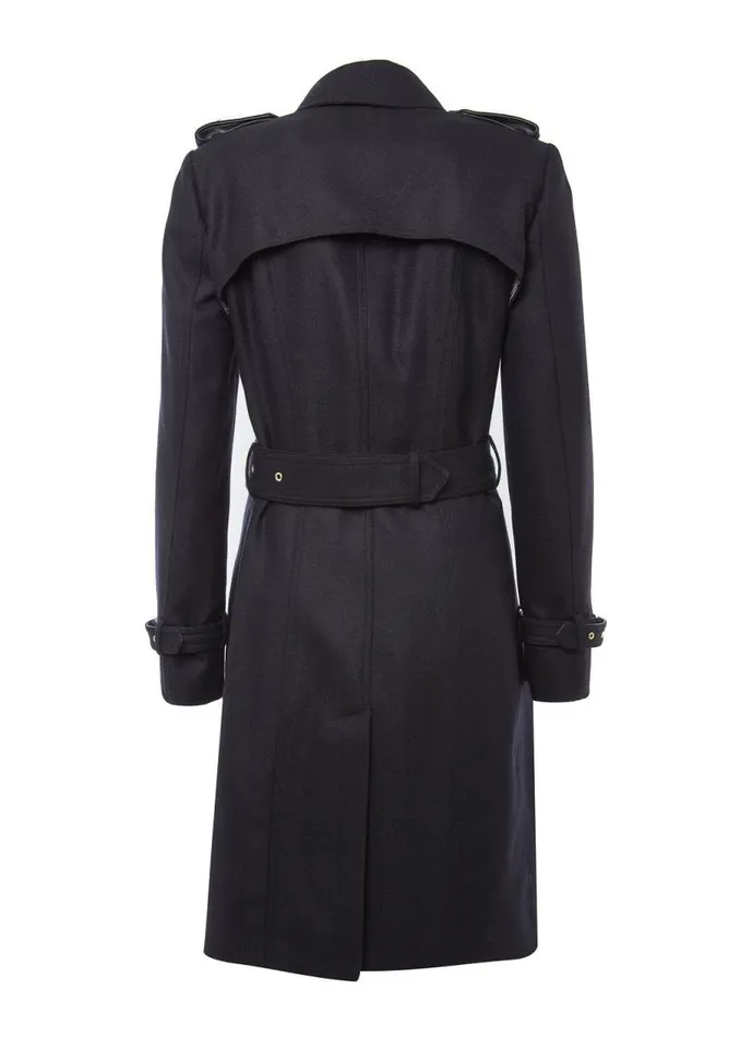 Women In Stock Tailoring Holland Cooper Marlborough Trench Coat Soft Navy
