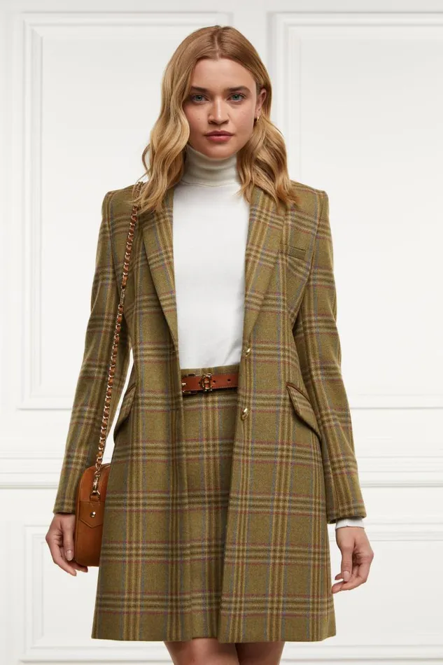 Women In Stock Tailoring Holland Cooper Regency Skirt Avebury Green Check Women In Stock Tailoring Holland Cooper Regency Skirt Avebury Green Check
