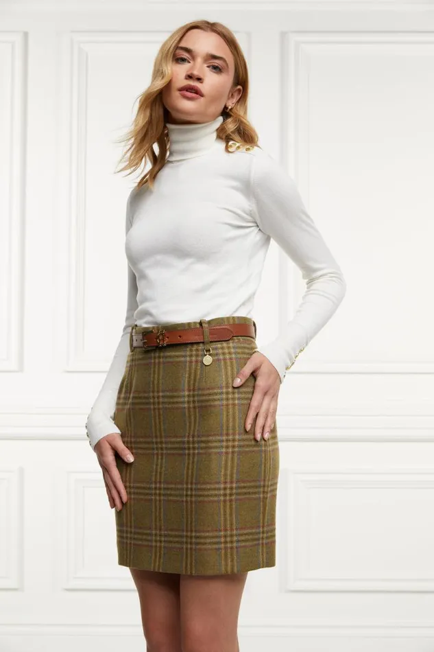 Women In Stock Tailoring Holland Cooper Regency Skirt Avebury Green Check Women In Stock Tailoring Holland Cooper Regency Skirt Avebury Green Check