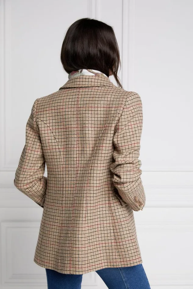 Women In Stock Tailoring Holland Cooper Single Breasted Blazer Charlton Tweed